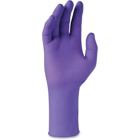 KIMBERLY-CLARK Purple Nitrile-Xtra, Nitrile Exam Gloves, 6 mil Palm, Powder-Free, L, 10 PK (500 CT), Purple KCC50603